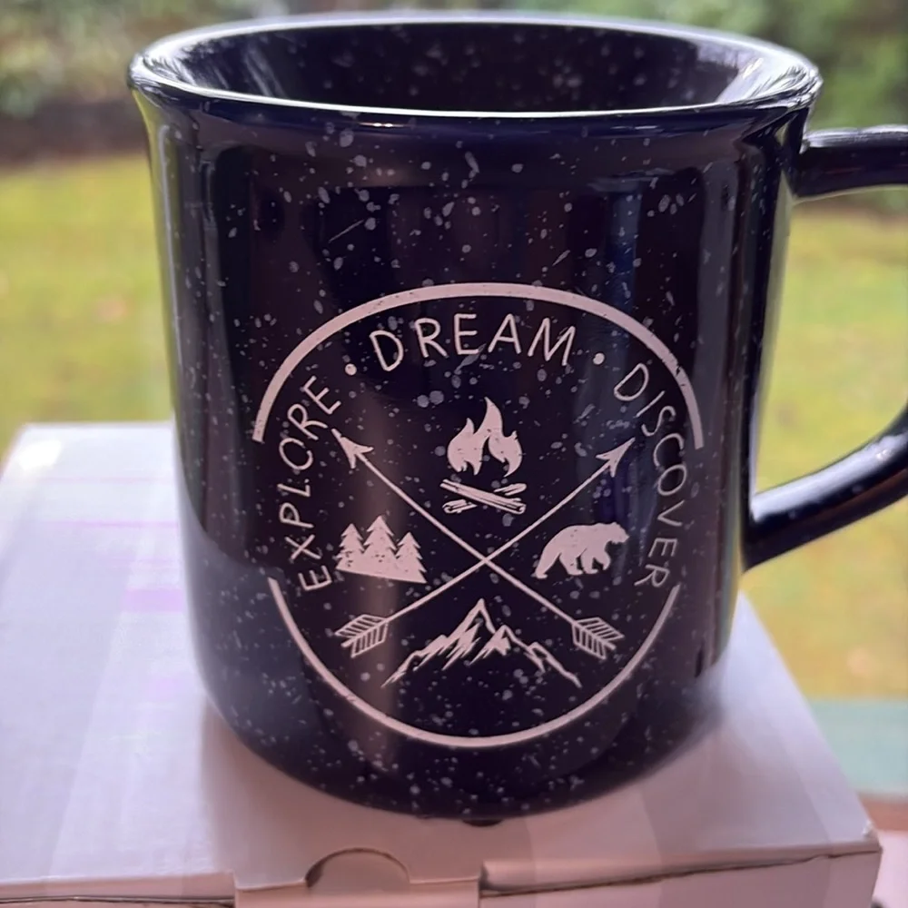 Scentsy Explore Dream Discover Blue Mug Wax Warmer